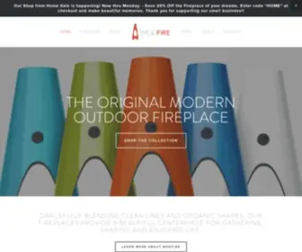 Modfire.com(Modern Outdoor Fireplaces) Screenshot