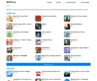 Modfree.io(#1 Android Apps & Games MOD Free Download) Screenshot