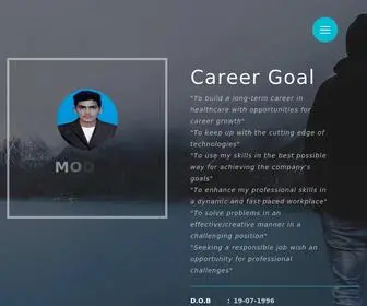 Modhamanish.com(Personal Profile) Screenshot