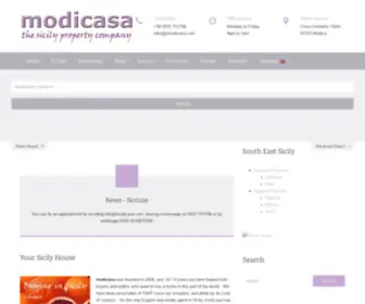 Modicasa.com(The sicily property company) Screenshot