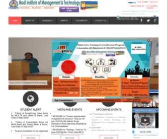 Modiedukota.org(Modi Institute of Management & Technology Modi Institute of Management & Technology) Screenshot