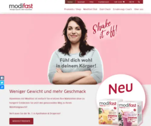 Modifast.ch(Modifast) Screenshot
