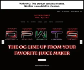 Modifiedeliquid.com(Modified E) Screenshot