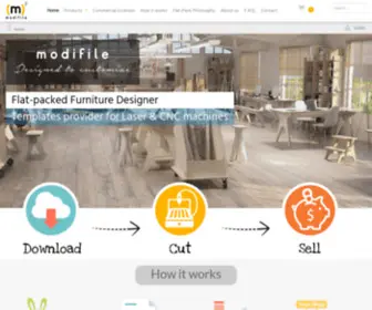 Modifile.com(Designed to customize) Screenshot