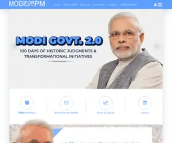 Modiforpm.org(Modi for PM) Screenshot