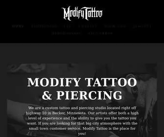 Modifytattoo.com(Modify Tattoo & Piercing) Screenshot