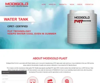 Modigoldplast.com(ModiGold Plast) Screenshot