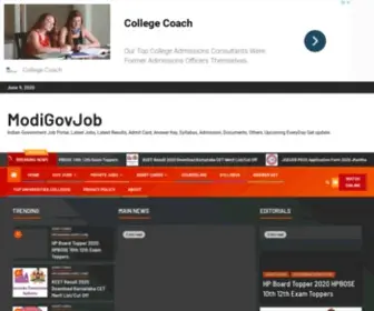 ModigovJob.com(ModiGovJob) Screenshot