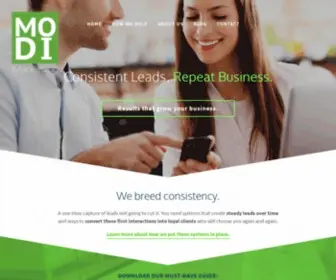 Modimarketing.com(Marketing Strategy) Screenshot