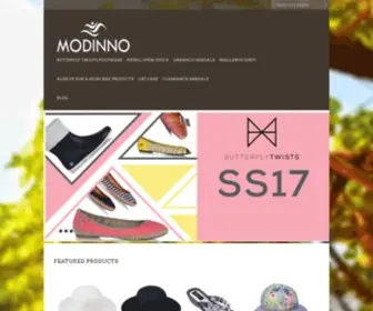 Modinno.com(Canada's premier supplier of quality headwear) Screenshot