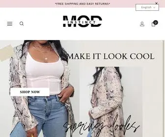 Modinstinct.com(Mod Instinct Limited) Screenshot