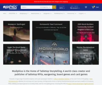 Modiphius.net(Publisher of RPG's) Screenshot