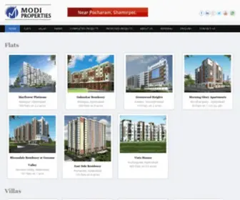 Modiproperties.com(Modi Properties and Investments Pvt. Ltd) Screenshot