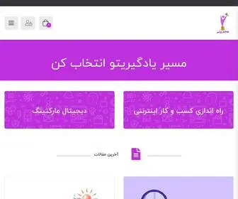 Modirebartar.com(آموزش دیجیتال مارکتینگ و راه اندازی کسب و کار اینترنتی) Screenshot