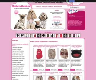 Modischehunde.de(Verkauf von Bekleidung für Hunde) Screenshot