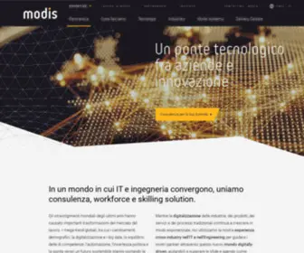 Modisitalia.it(Un ponte tecnologico fra le aziende e l’innovazione) Screenshot