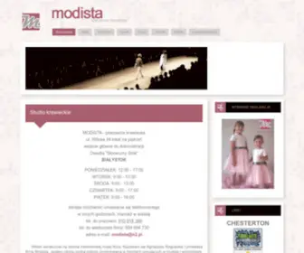 Modista.pl(Pracownia krawiecka) Screenshot