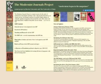 Modjourn.org(Modernist Journals) Screenshot