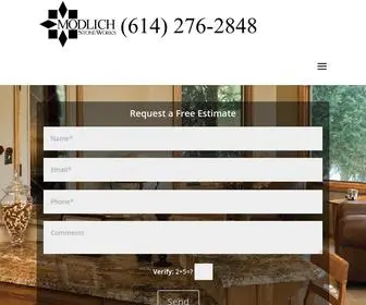 Modlichstoneworks.com(Your Source for Granite & Marble Countertops) Screenshot