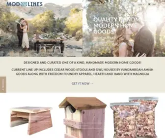 Modlines.com(Handmade Amish owl house) Screenshot