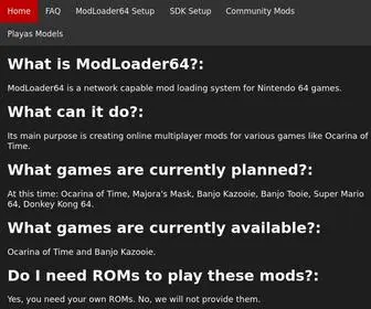 Modloader64.com(Modloader 64) Screenshot