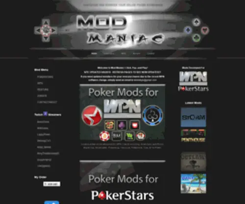 Modmaniac.com Screenshot