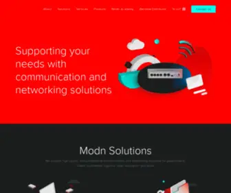 Modn.com(Home page) Screenshot