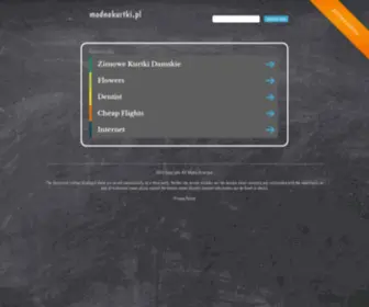 Modnekurtki.pl(Dit domein kan te koop zijn) Screenshot
