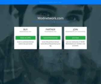 Modnetwork.com(Web site created using create) Screenshot