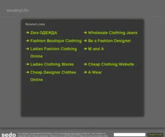 Modnyi.tv(De beste bron van informatie over modnyi) Screenshot