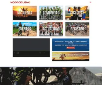 Modociclismo.com(MODO CICLISMO) Screenshot