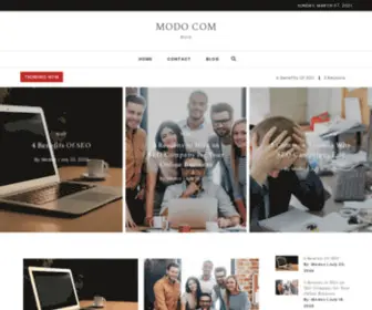 Modocom.ca(Brand Strategy) Screenshot