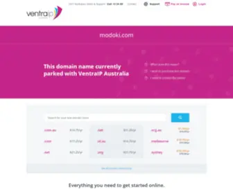 Modoki.com(Domain Parked With VentraIP Australia) Screenshot