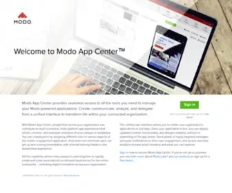 Modolabs.net(The Modo App Center) Screenshot