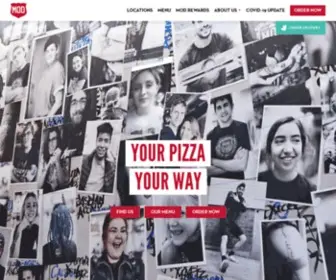 Modpizza.co.uk(MOD is the original superfast pizza experience. A pioneering fast) Screenshot