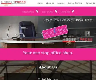 Modpress.org(Modern Press & Stationers Ltd) Screenshot
