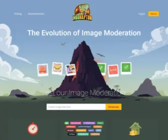 Modraptor.com(Image moderation) Screenshot