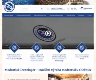 Modrotisk-Danzinger.cz(Modrotisk Danzinger) Screenshot