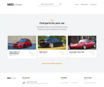 Modsbymake.com(MODS-by-MAKE // Find parts for your car) Screenshot