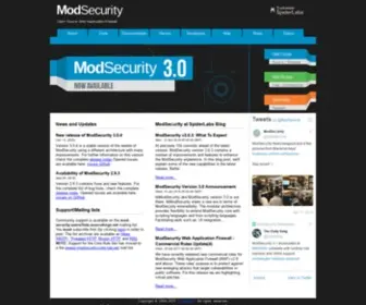 Modsecurity.org(Open Source Web Application Firewall) Screenshot