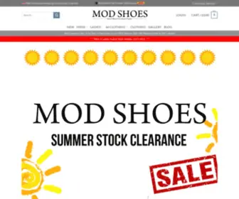 Modshoes.co.uk(Mod Shoes) Screenshot