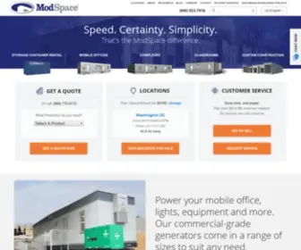 Modspace.com(Modular Buildings & Construction) Screenshot