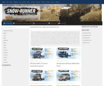 Modssnowrunner.com(SnowRunner Mods) Screenshot