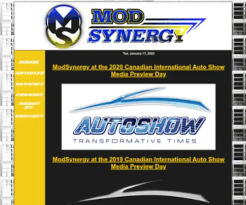 Modsynergy.com(Technology) Screenshot