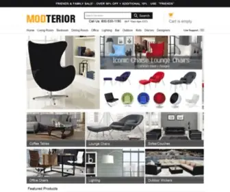 Modterior.com(Barcelona Chair) Screenshot