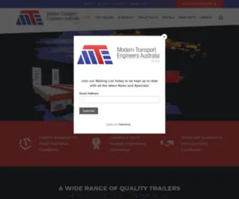 Modtrans.com.au(Modern Transport Engineers Australia) Screenshot