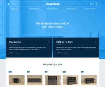 Modulaire.ch(Die grösste Auswahl an gebrauchten & neuen USM Haller Möbel der Schweiz) Screenshot