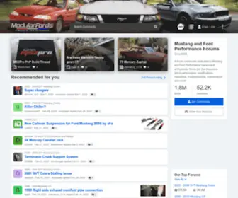 Modularfords.com(Mustang Forums and Ford Performance Forums at ModularFords) Screenshot