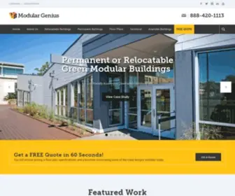 Modulargenius.com(Modular Genius) Screenshot