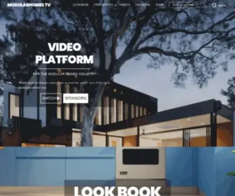 Modularhomes.tv(Modular Homes Photo Gallery Video Channel Platform) Screenshot